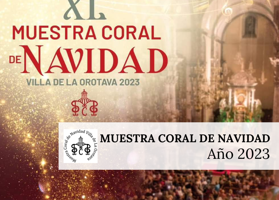 MUESTRA CORAL DE NAVIDAD 2023